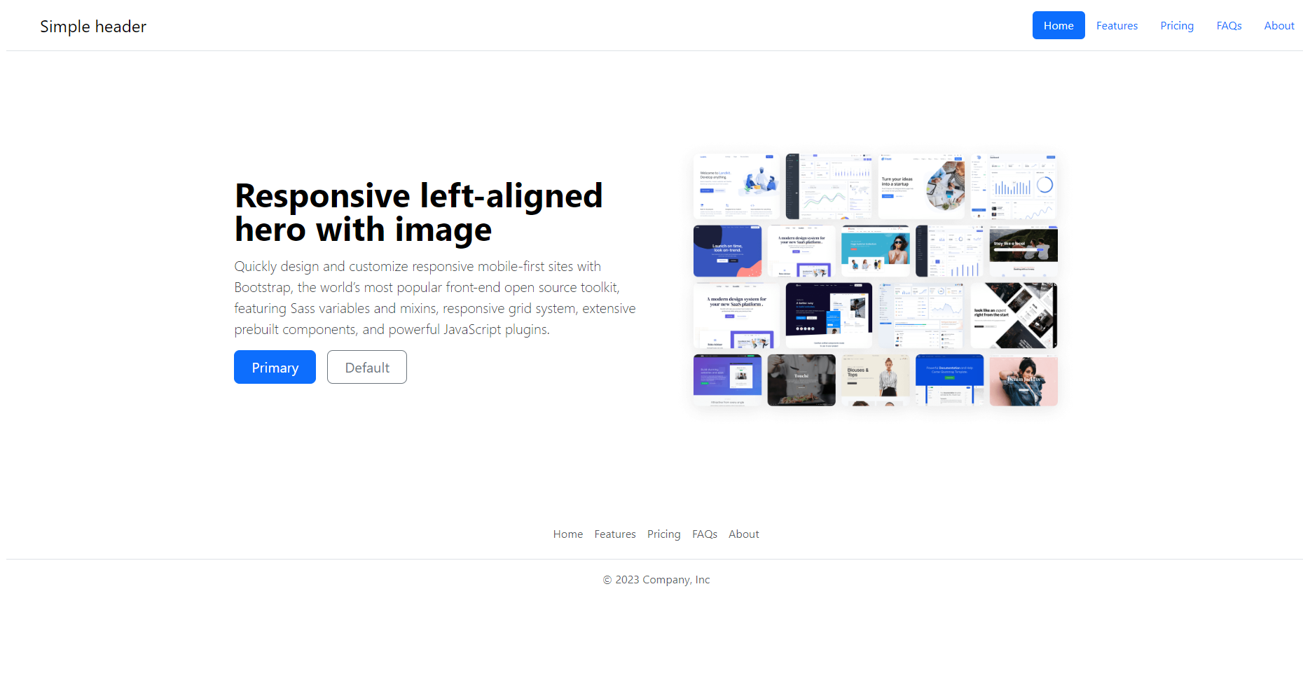 Sample Website Backdraft Portfolio | John Van Brocklin
